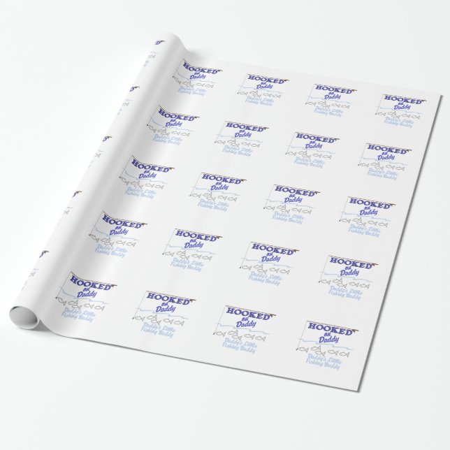 Papel De Presente Daddys pouco amigo da pesca (Desenrolado)