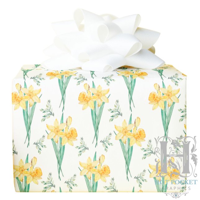 Papel De Presente Daffodil Wrapping Paper (Criador carregado)