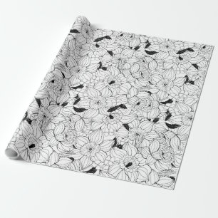 Papel De Presente Daffodils primavera floral