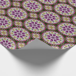 Papel De Presente Dahlia Flower Abstrato Pattern
