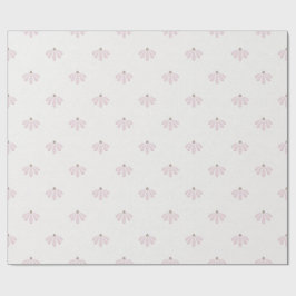 Papel De Presente Daisies Rosa