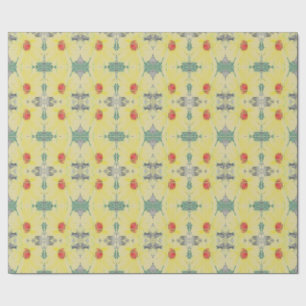 Papel De Presente Daisy Floor w/Nome
