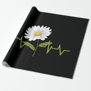 Papel De Presente Daisy Heartbeat