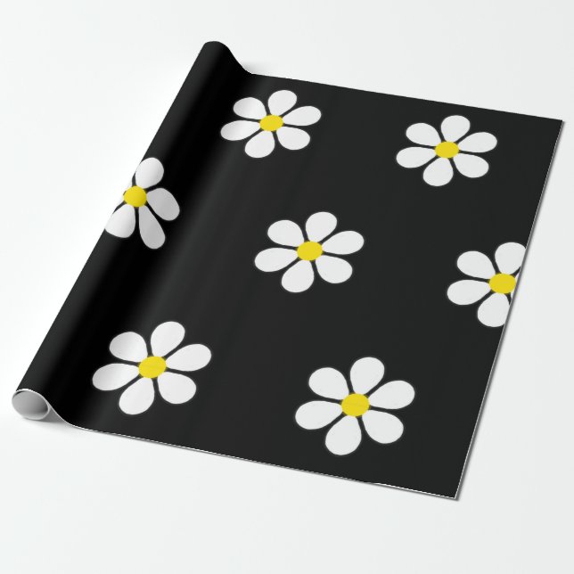 Papel De Presente Daisy Pattern (Desenrolado)