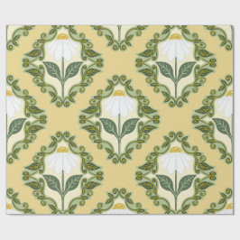 Papel De Presente Daisy Vine Antiga