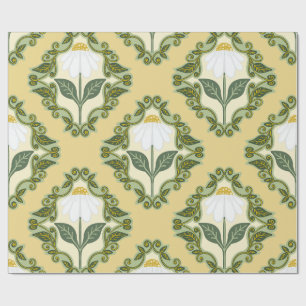Papel De Presente Daisy Vine Antiga