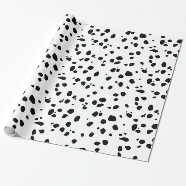 Papel De Presente DALMATIAN animal do impressão (Desenrolado)