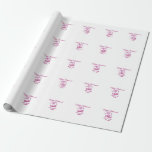 Papel De Presente Damas de honra do acampamento rosa adicionar nome<br><div class="desc">Desenho</div>