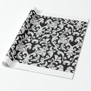 Papel De Presente Damasco
