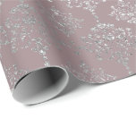 Papel De Presente Damask Silver Royal Metallic Maule Pink<br><div class="desc">O Livro Glam e Chic Wrapping Paper para muitas ocasiões como aniversário,  aniversário,  casamento,  festa de noiva,  novo emprego,  nova casa,  festa corporativa,  festa de aposentadoria,  novo bebê..</div>