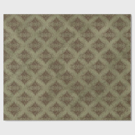 Papel De Presente Damask Vintage