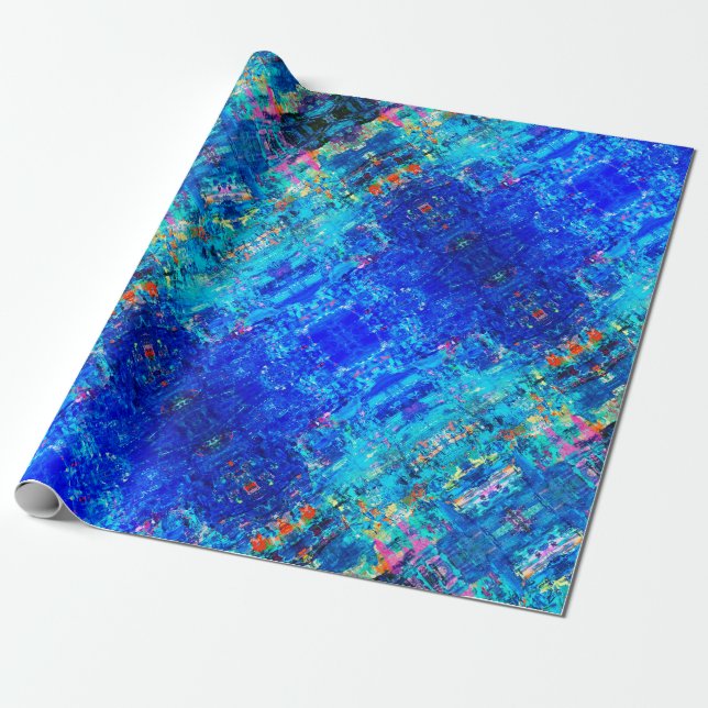 Papel De Presente Dança de gelo (Desenrolado)