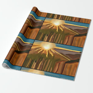 Papel De Presente Dança dos Cactos
