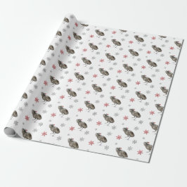Papel De Presente Dançando Emu Holiday Wrappaper