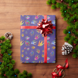 Papel De Presente Dançar com a Lua do Vento