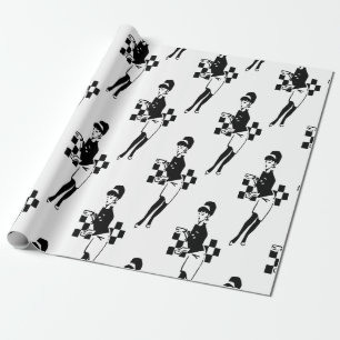 Papel De Presente Dançarina de SKA