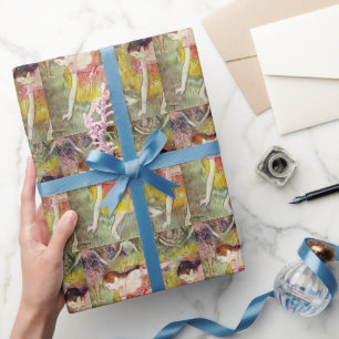 Papel De Presente Dançarinas Inclinando-se de Edgar Degas, Arte da D