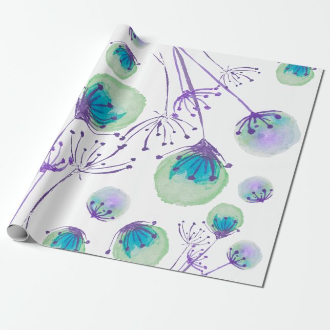 Papel De Presente Dandelion Wrapping Paper (Desenrolado)