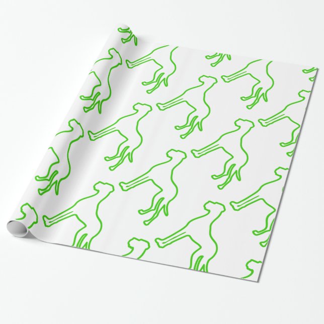 Papel De Presente Dane Grande Verde (Desenrolado)