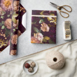 Papel De Presente Dark and Moody Bridal Shower Wrapping Paper<br><div class="desc">Dark and Moody Bridal Shower Wrapping Paper</div>