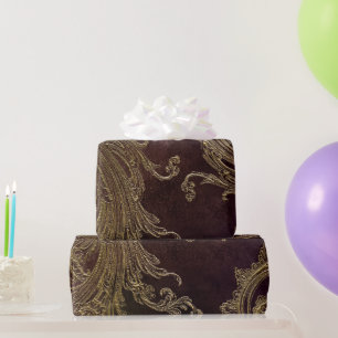 Papel De Presente Dark Boudoir