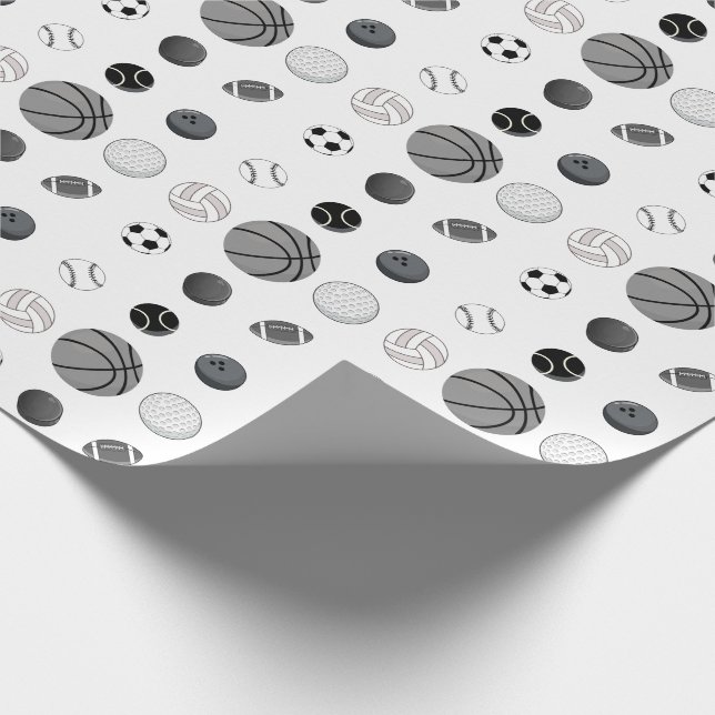 Papel de Presente de Aniversário Multi Esporte Mod (Ponta)