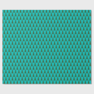 Papel de Presente de Árvores de Pinheiro Mini com