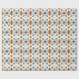Papel de Presente de Azulejo Italiano, Padrão Terr