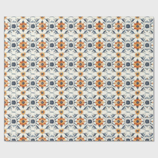 Papel de Presente de Azulejo Italiano, Padrão Terr