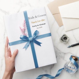Papel de Presente de Casamento de Luxo | Papel Mat