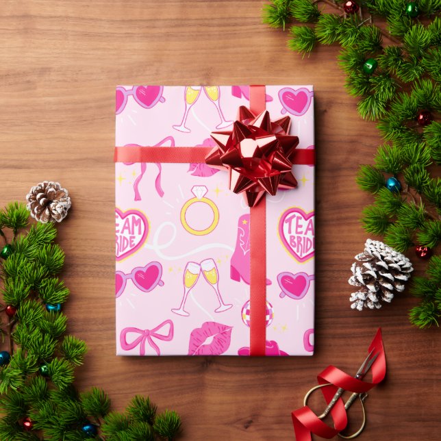 Papel de Presente de Despedida de Solteira Western (Presente de Natal)