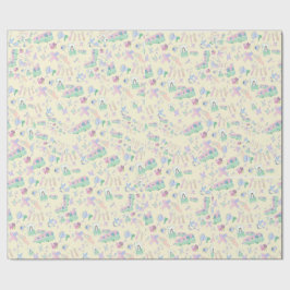 Papel de Presente de Empoderamento Pastel – Fita d