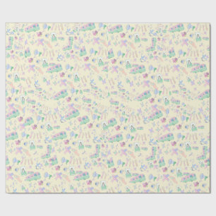 Papel de Presente de Empoderamento Pastel – Fita d