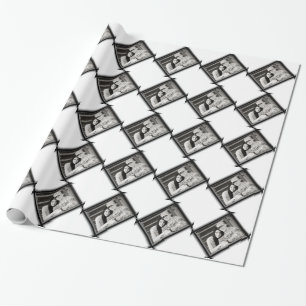 Papel de Presente de Foto de Casamento