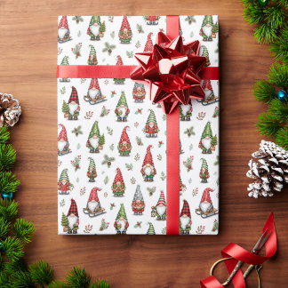 Papel de Presente de Gnomos Caprichosos Modernos p