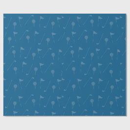Papel de Presente de Golfe Esportivo para Amantes
