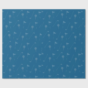 Papel de Presente de Golfe Esportivo para Amantes