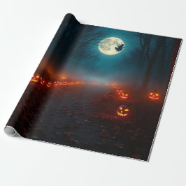 Papel de Presente de Halloween Malignamente Belo �