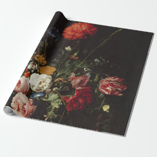 Papel De Presente de Heem Flower Vase Painting