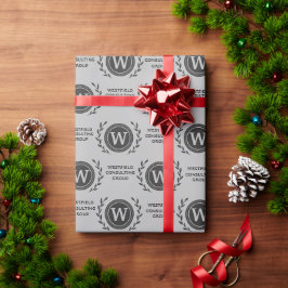 Papel de Presente de Luxo com Monograma para Prese