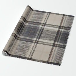 Papel de Presente de Luxo Masculino Moderno Xadrez