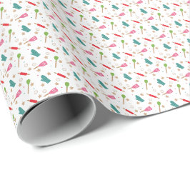 Papel de Presente de Natal Baking Spirits Bright