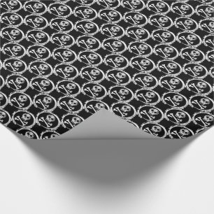 Papel de Presente de Natal/Caveiras