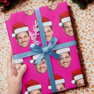 Papel de Presente de Natal com Foto Personalizada