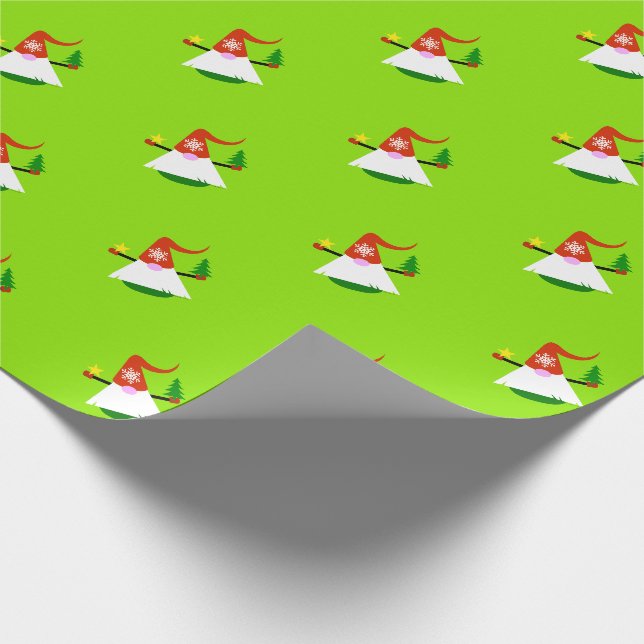 Papel de Presente de Natal do Gnome de Natal (Ponta)