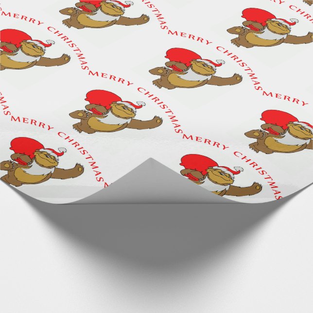 Papel de Presente de Natal/Ursso (Ponta)