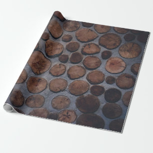 Papel De Presente Decapores de madeira de cortiça