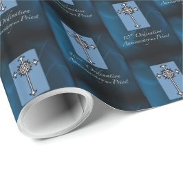 Papel De Presente Décima Ordenação Aniversário do Padre