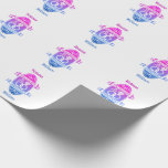 Papel De Presente Décimo décimo aniversário de casamento TIN ALUMÍNI<br><div class="desc">Design para um casal casado que comemora seu décimo aniversário de casamento. Este design é um escudo como, emblema com o texto TNALUMÍNIO aniversário, 10 anos, e anéis de casamento ligados. TIN ou ALUMÍNIO é o presente tradicional para o décimo aniversário de casamento. Você pode personalizar os nomes de marido...</div>