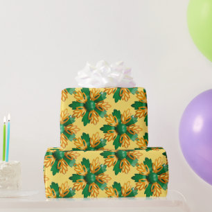 Papel De Presente Deco Floral de Aniversário do Pin com Flor MOD 60